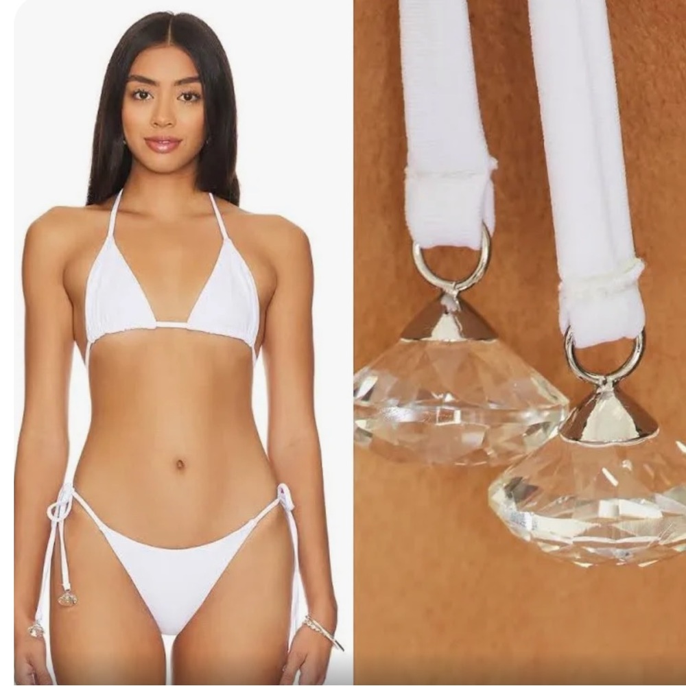 Beach riot white bathing suit!